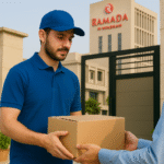 Parcel Delivered From Ramada Hotel to Buch Villas